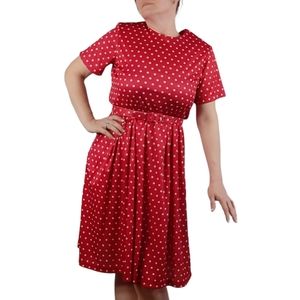 Vintage Anthony Richards 80s does 50s Dot Dress M